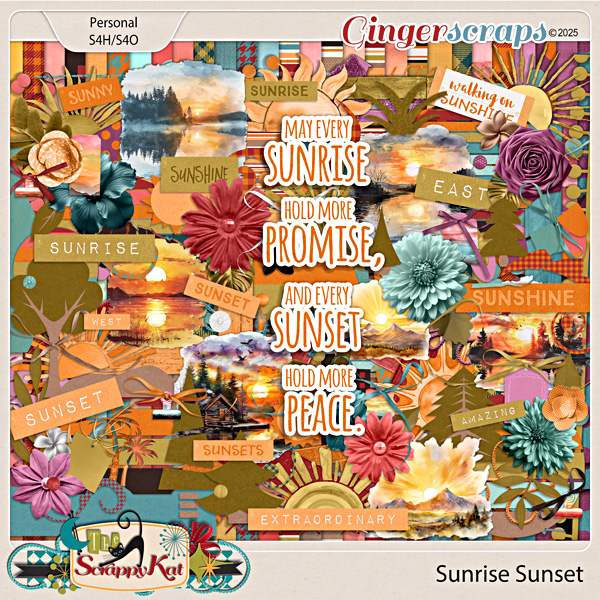 Sunrise Sunset Kit by The Scrappy Kat
