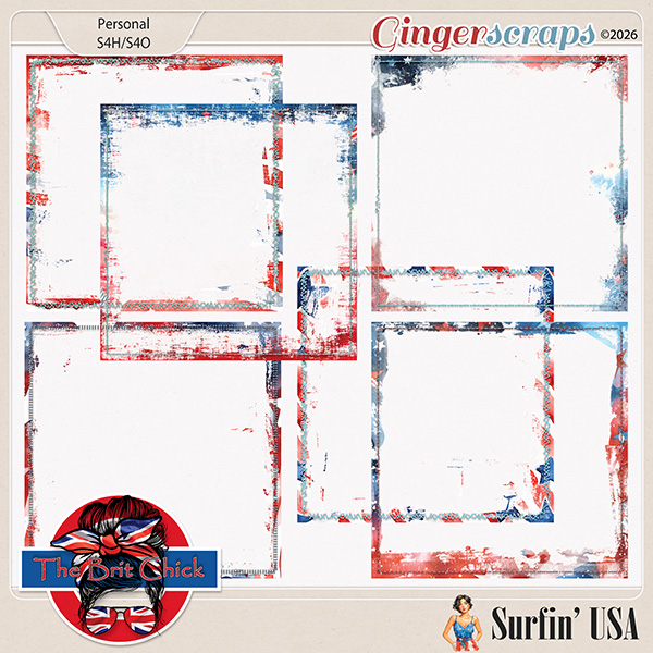 Surfin' USA Edges By The Brit Chick