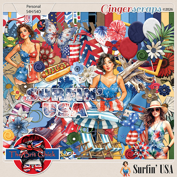 Surfin' USA Kit By The Brit Chick