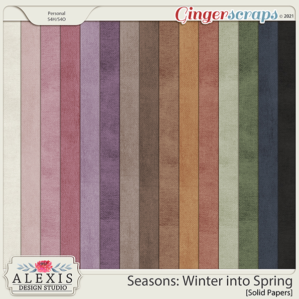 Seasons: Winter into Spring - Solids