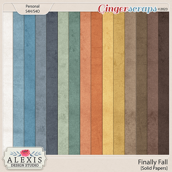 Finally Fall - Solid Papers