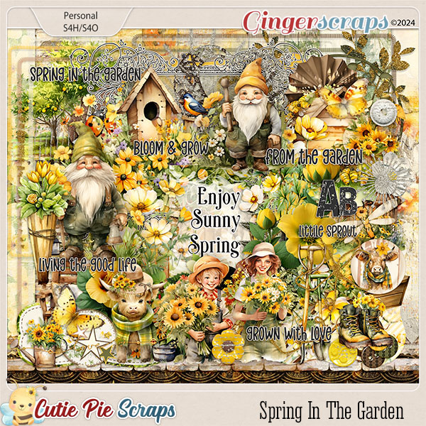 Spring In The Garden Page Kit