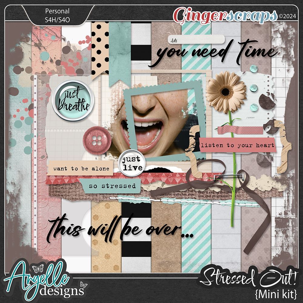 Stressed Out! Mini kit by Angelle Designs