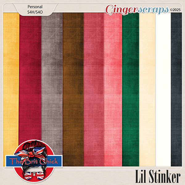 Lil Stinker Solid Papers By The Brit Chick