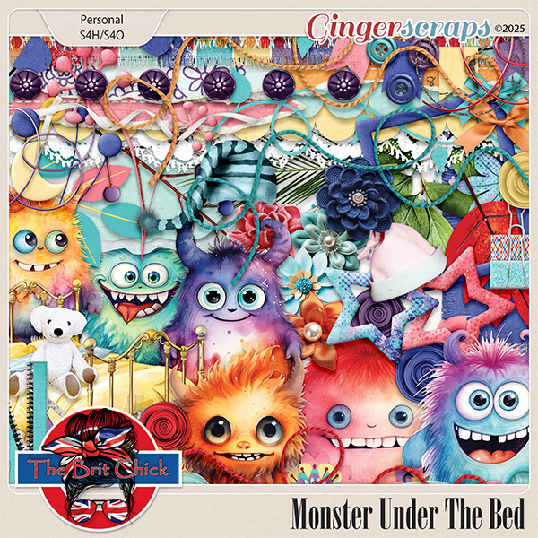 Monster Under The Bed Elements By The Brit Chick
