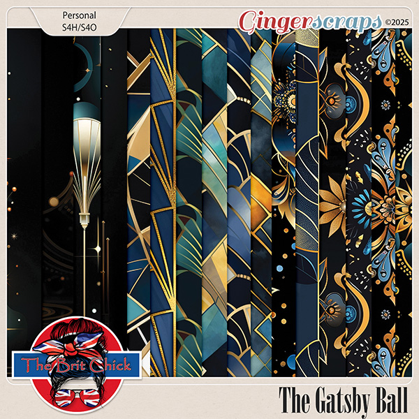 The Gatsby Ball Deco Papers By The Brit Chick
