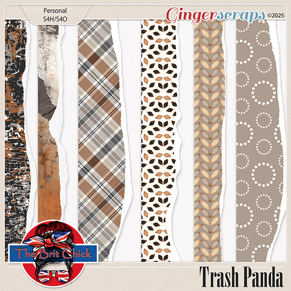 Trash Panda Torn Edges By The Brit Chick