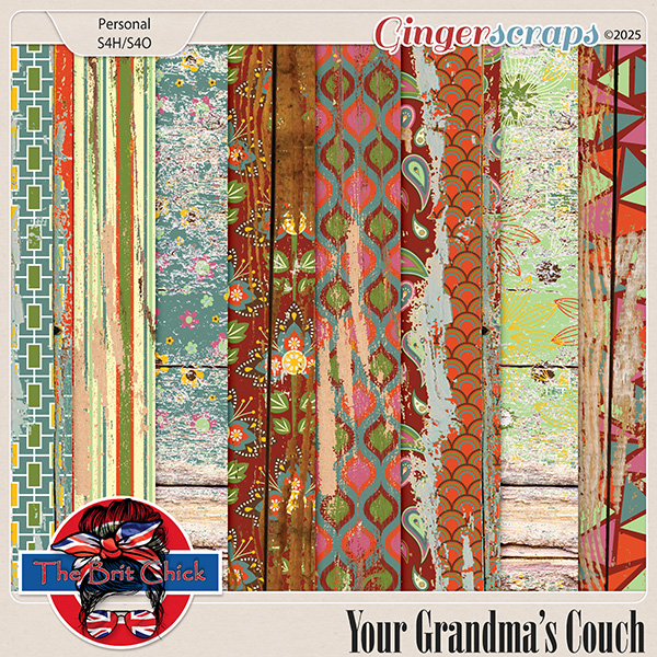 Your Grandma's Couch Wood Papers By The Brit Chick