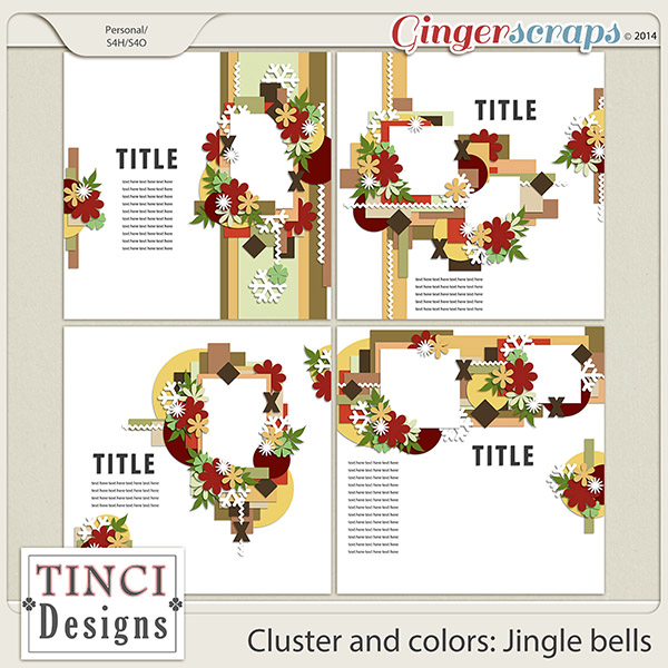 Cluster and colors: Jingle bells