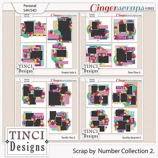 Scrap By Number Collection 2.