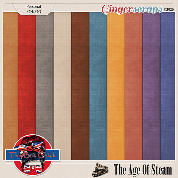 The Age Of Steam Solid Papers By The Brit Chick