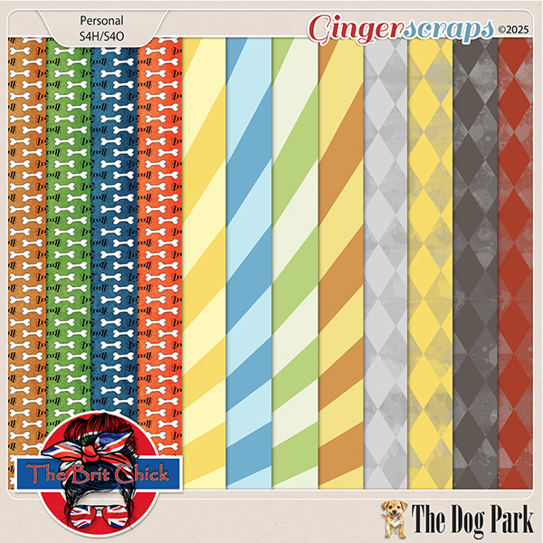 The Dog Park Patterned Papers By The Brit Chick
