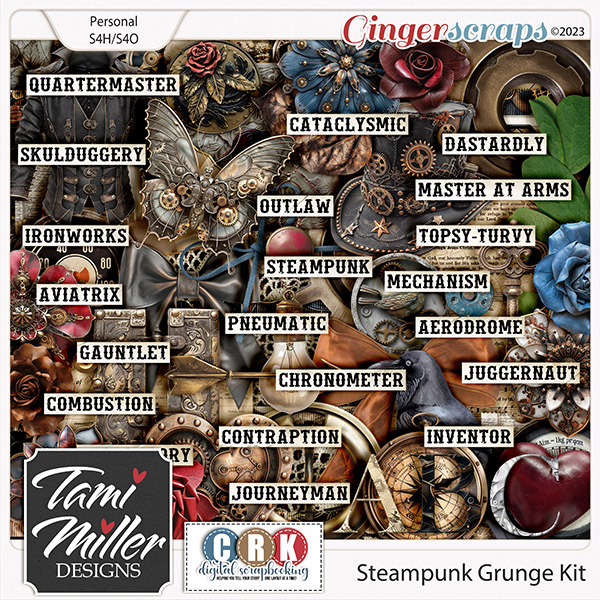 Steampunk Grunge Kit by Tami Miller and CRK Designs