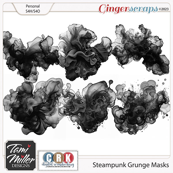 Steampunk Grunge Masks by Tami Miller and CRK Designs