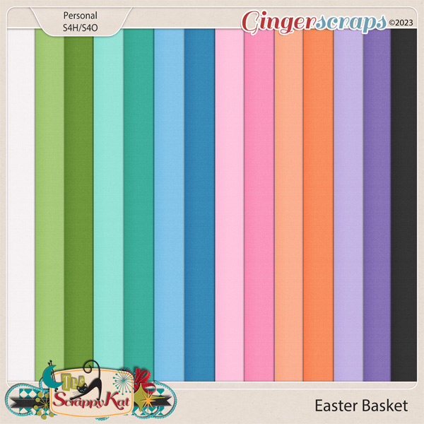Easter Basket Cardstocks by The Scrappy Kat