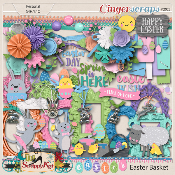 Easter Basket Elements by The Scrappy Kat