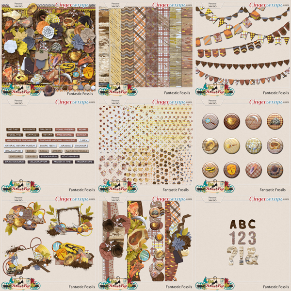 Fantastic Fossils Mega Bundle by The Scrappy Kat