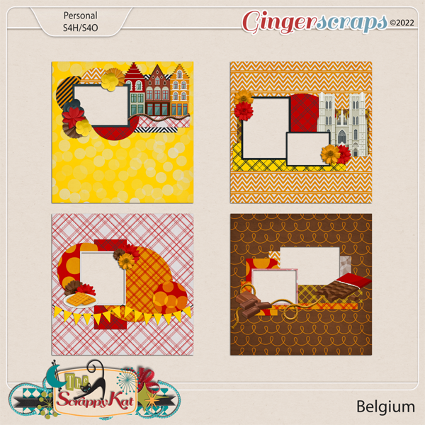 Belgium Quick Pages by The Scrappy Kat