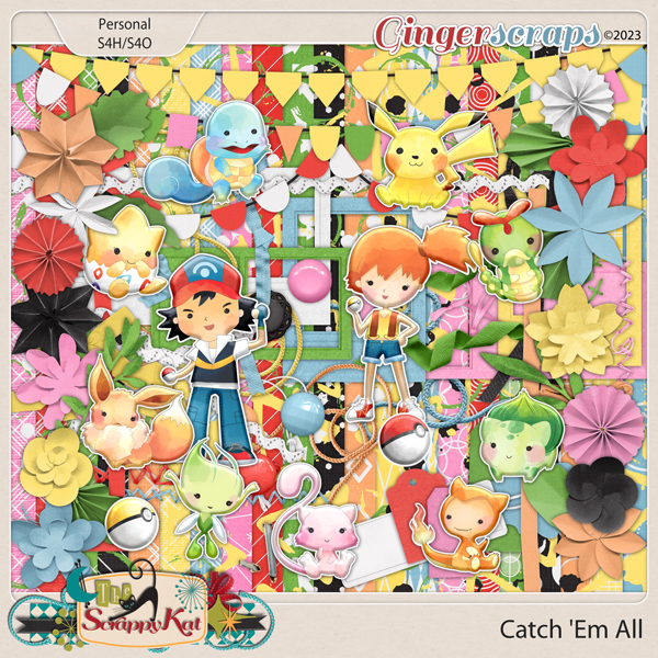 Catch 'Em All by The Scrappy Kat