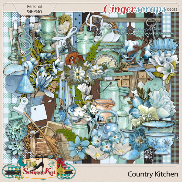 Country Kitchen by The Scrappy Kat