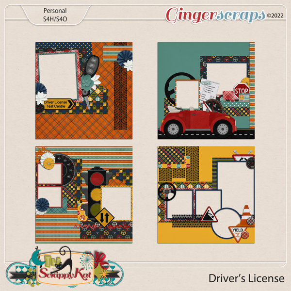 Driver's License Quick Pages by The Scrappy Kat