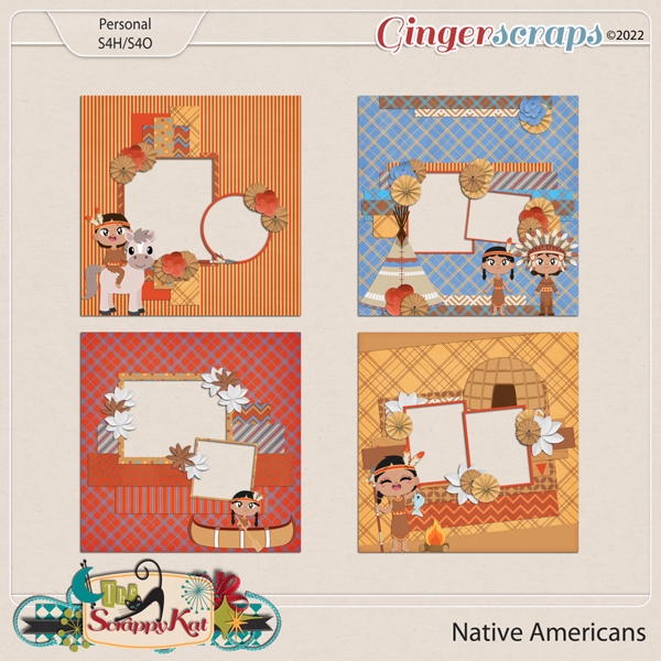 Native Americans Quick Pages by The Scrappy Kat