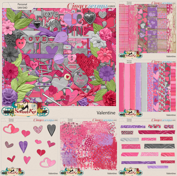 Valentine Bundle by The Scrappy Kat