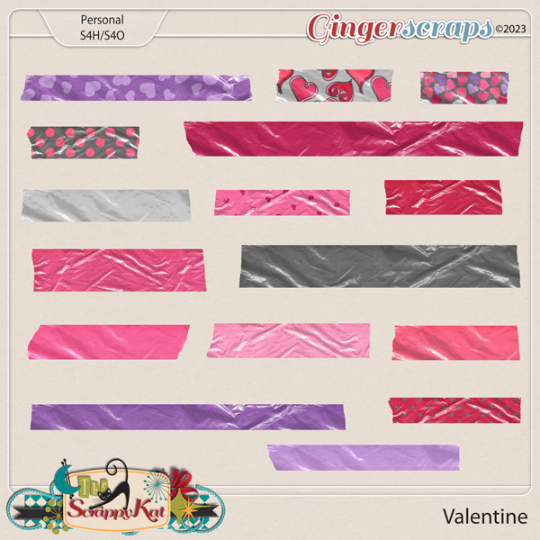 Valentine Washi Tapes by The Scrappy Kat
