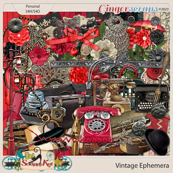 Vintage Ephemera by The Scrappy Kat