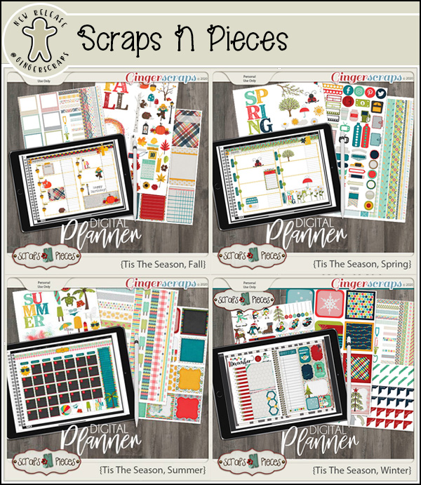 Tis The Season Bundled Planners - Scraps N Pieces  