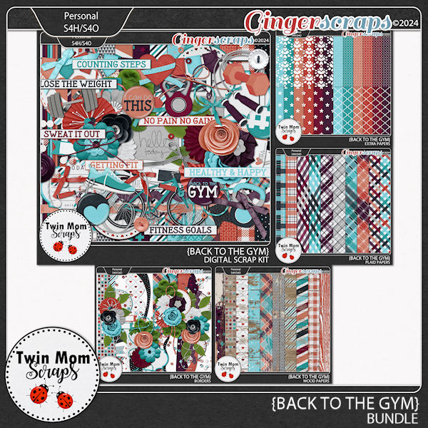 Back to the Gym - BUNDLE by Twin Mom Scraps