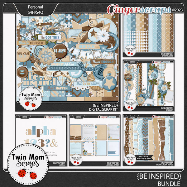 Be Inspired - BUNDLE by Twin Mom Scraps