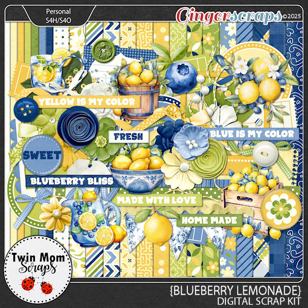 Blueberry Lemonade - KIT by Twin Mom Scraps