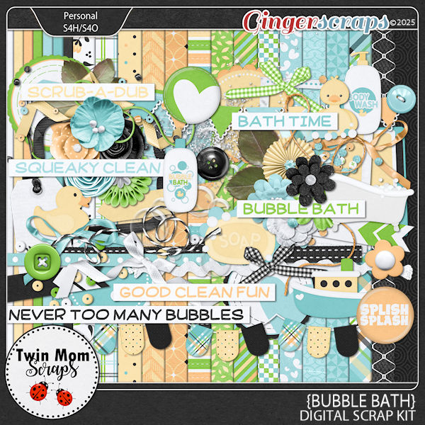 Bubble Bath - KIT by Twin Mom Scraps
