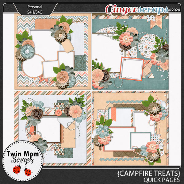 Campfire Treats - QUICK PAGES by Twin Mom Scraps