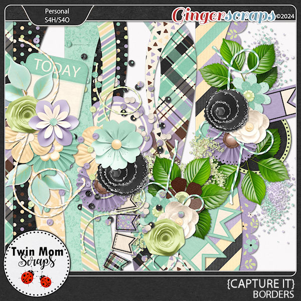 Capture It - BORDERS by Twin Mom Scraps