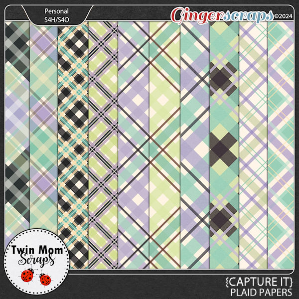 Capture It - PLAID PAPERS by Twin Mom Scraps