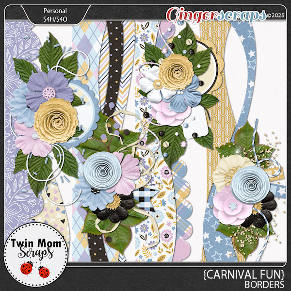 Carnival Fun - BORDERS by Twin Mom Scraps