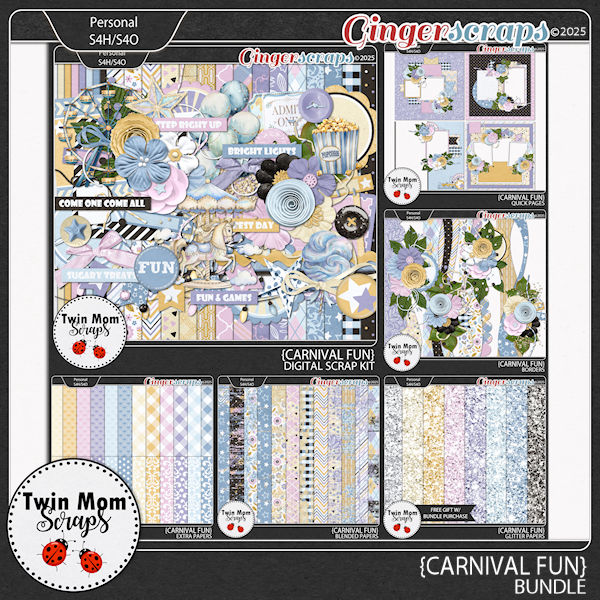 Carnival Fun - BUNDLE by Twin Mom Scraps