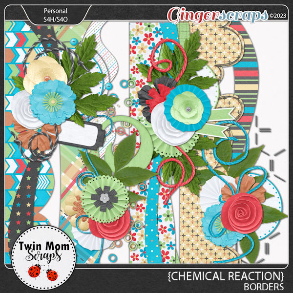 Chemical Reaction - BORDERS by Twin Mom Scraps