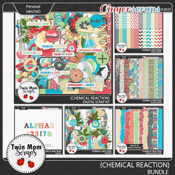 Chemical Reaction - BUNDLE by Twin Mom Scraps