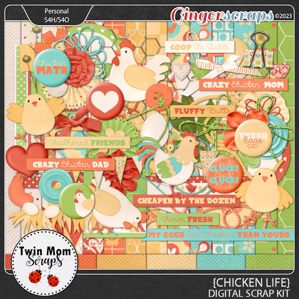 Chicken Life - KIT by Twin Mom Scraps