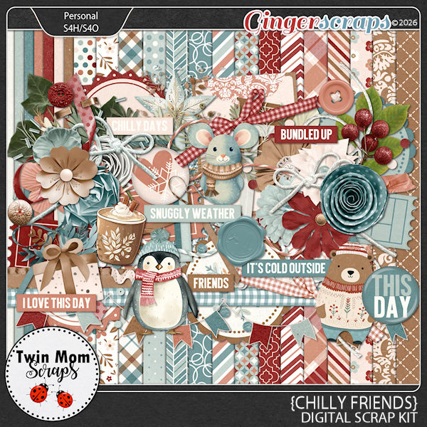 Chilly Friends - KIT by Twin Mom Scraps
