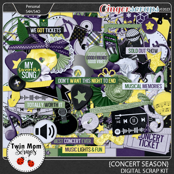 Concert Season - KIT by Twin Mom Scraps