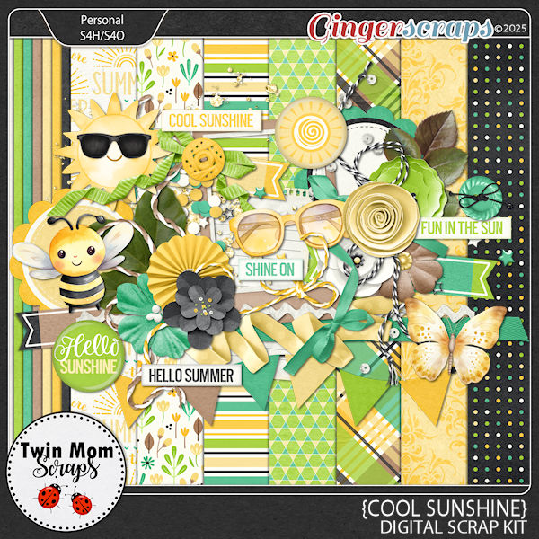 Cool Sunshine - KIT by Twin Mom Scraps