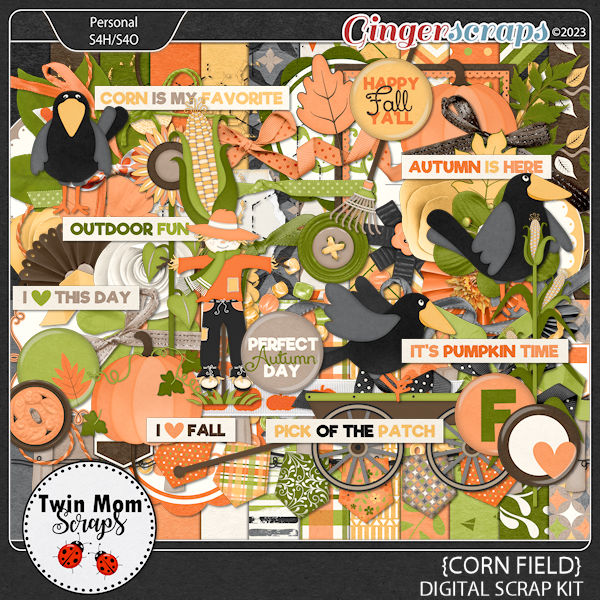 Corn Field - KIT by Twin Mom Scraps