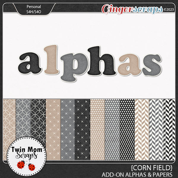 Corn Field - ADD-ONS by Twin Mom Scraps