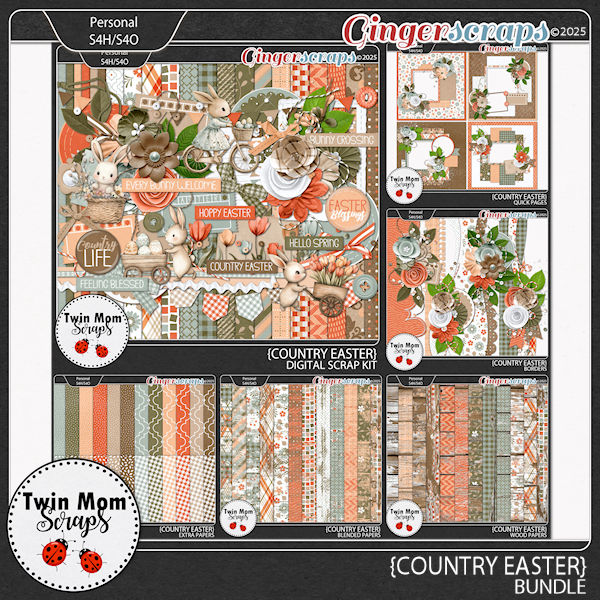 Country Easter - BUNDLE by Twin Mom Scraps