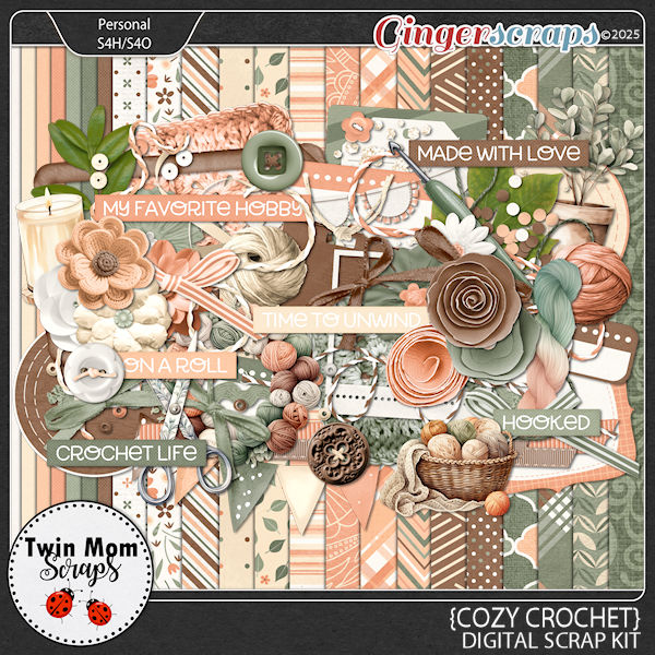 Cozy Crochet - KIT by Twin Mom Scraps