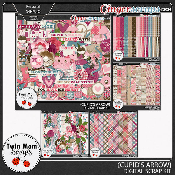 Cupid's Arrow - BUNDLE by Twin Mom Scraps